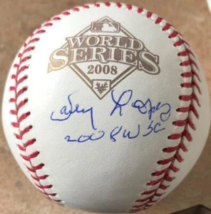 Davey Lopes Autografo 2008 World Series Baseball 2008 WSC Scritto - Foto 1 di 1
