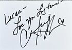 Carrie Ann Inaba Signed In Person 4X6 Index Card In Top Loader - Authentic