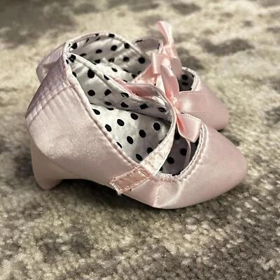 Bebé Niña Rosa Caprichoso "Tacones Altos" Suelas Suaves Infantil Talla 3 (NUEVO) Foto 1 de 4