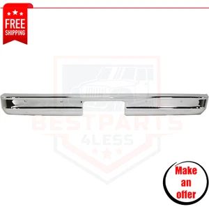 Rear Chrome Bumper for 73-80 CHevy & GMC C/K C10/C20/C30/C15/C1500/K10/K15/K1500 - Picture 1 of 8