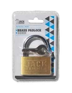 Jackhammer Brass Padlock 50mm x 1 - Bild 1 von 1