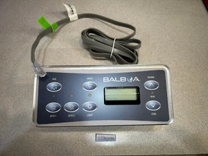 spa control / Balboa spa topside control panel VL701S 5412 W/Overlay - Picture 1 of 2