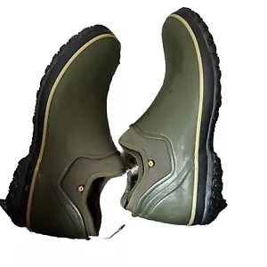 Bogs Men’s Pull On Ankle Duck Boot Color Green Size 11 - Foto 1 di 8
