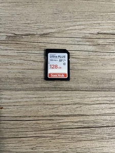 SanDisk Ultra PLUS 128GB SD Card - Picture 1 of 2
