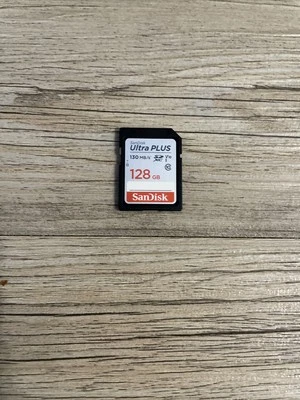 SanDisk Ultra PLUS 128GB SD Card - Image 1 of 2