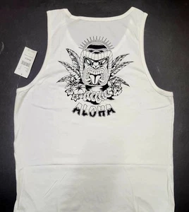 RVCA "ANP  HAWAII ALOHA TIKI MAN"  TANK TOP  XL RARE DESIGN.. - Picture 1 of 2