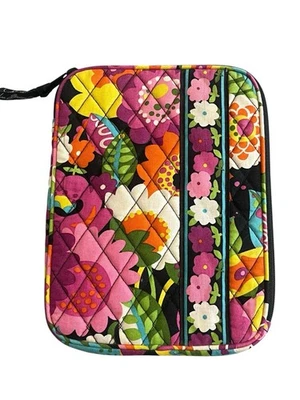 Vera Bradley E Reader Tablet Case Quited Floral Zip Closure Pockets NEW 9 x 7 - Image 1 of 4
