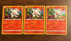 3x Scorbunny SWSH071 Black Star Promo Schwert und Schild Holo Pokemon Karten - Bild 1 von 9