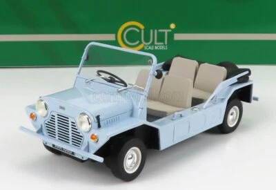 MODELLINO AUTO STATICO DIECAST AUSTIN MINI MOKE 1965 BLU MODELLISMO SCALA 1/18 - Immagine 1 di 4