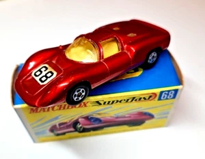 Matchbox Superfast Porsche 910 SF Nr. 68 in Rot in VNMint + OVP TOP Box EXELLENT - Bild 1 von 14