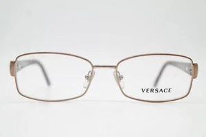 Gafas Versace 1177 Bronce Marrón Oro Esquina Montura Gafas Nuevas - Imagen 1 de 6