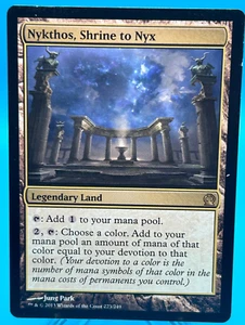Nykthos, Shrine to Nyx - 223/260 Theros Rare Magic The Gathering - NM/LP - Picture 1 of 2