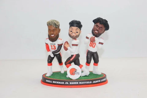 Baker Mayfield Odell Beckham Jarvis Landry Cleveland Browns Triple  Bobblehead Cover