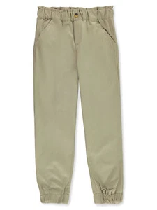 French Toast Girls' Paper Bag Joggers Color: khaki Size: 6 - Picture 1 of 5