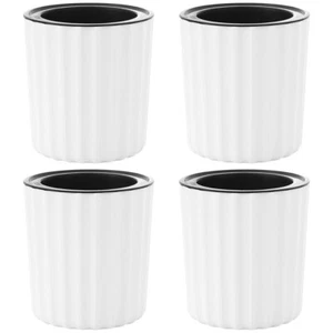 4 Pcs Self Priming Lazy Basin Watering Planter Flower Pot Office - Picture 1 of 12