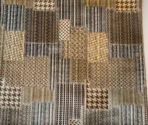 Mulberry Home Bohemian Patchwork Woodsmoke 24" Fabric Remnant - Picture 1 of 5