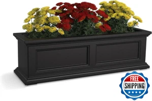 3-Foot Window Box – Self-Watering, Weather-Resistant Planter for Flowers - Picture 1 of 10