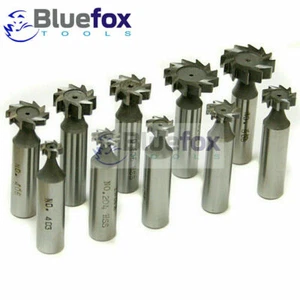 10 piezas HSS Woodruff Key Cutters Set de HSS Bluefox Clase M2 - Imagen 1 de 3