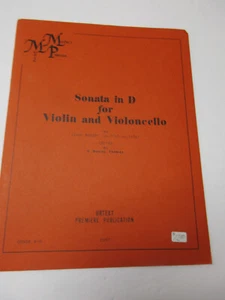 Luigi Borghi Sonata in D for Violin & Cello Sheet Music T Donley Thomas Urtext - Picture 1 of 5