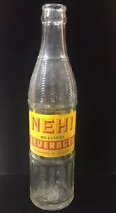 Bottiglia di vetro vintage NEHI SODA 9 oz Longview, Texas - Foto 1 di 12