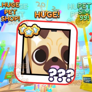 Huge Robber Pug - Pet Simulator 99 - Pet Sim 99 - CHEAP & FAST DELIVERY