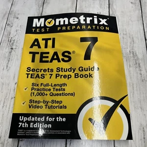 ATI TEAS Secrets Study Guide - TEAS 7 Prep Book, Six Full-Length Practice Tests - Picture 1 of 2