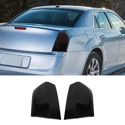 Par de cubiertas de luz trasera tintada ahumada para Chrysler 300/300C 2011-14 Foto 1 de 4