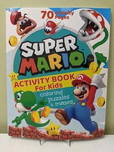 Nintendo Super Mario Color/Activity Book - Foto 1 di 13