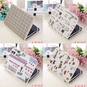 Notebook laptop sleeve bag cotton pouch case cover for 14 /15.6 /15 inchlaptJKA - Afbeelding 1 van 19