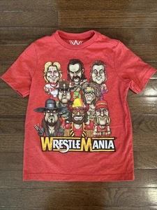 WWE WRESTLEMANIA Shirt Size XS (4/5) Wrestling Legends - Picture 1 of 5