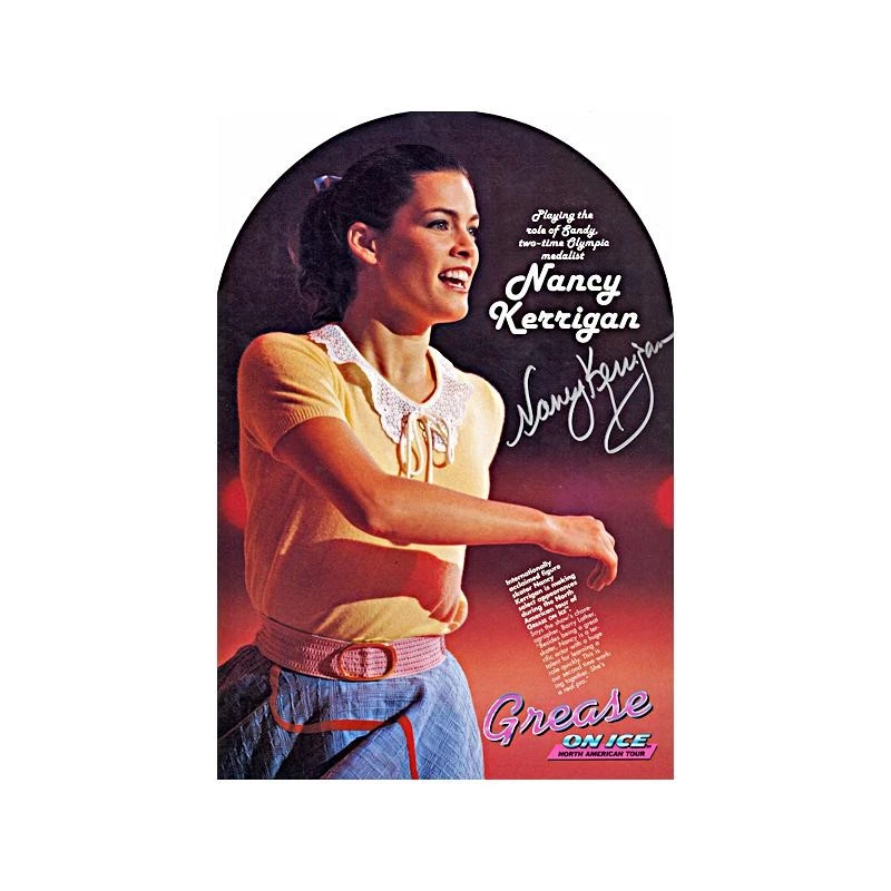 Nancy Kerrigan Autographed Grease On Ice Poster - Image 1 of 1