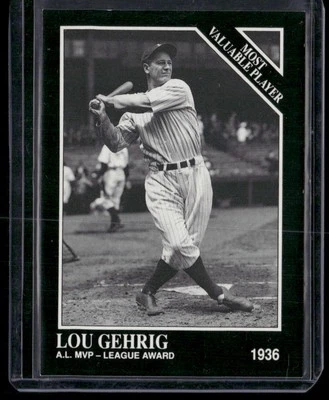 1991 CONLON COLLECTION TSN LOU GEHRIG NEW YORK YANKEES #310 - Image 1 of 2