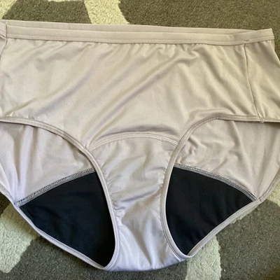 Just My Size Women's Plus Fresh & Dry Light Period Underwear, 3-Pack Brief - Image 1 of 2