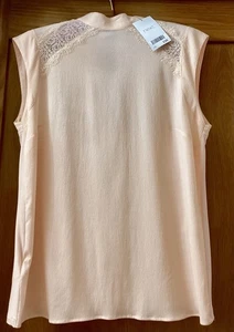 Lovely Peach Lace NEXT Blouse Top Size 14 - Brand New With Tag £26 - Picture 1 of 3