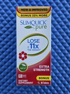 Suplemento dietético Slimquick Pure para perder peso cápsulas de fuerza extra - 80 - Imagen 1 de 6