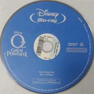Disney-Oz The Great And Powerful-BluRay-2013-James Franco-Disc & paper sleeve - Picture 1 of 1