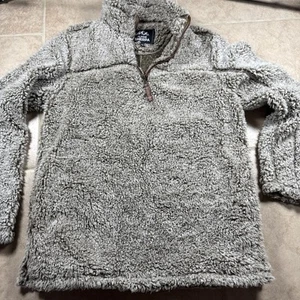 Alpine Sherpa Mens Pullover Quarter Zip size Medium Warm And Lightweight - Picture 1 of 8