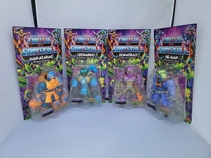 Turtles of Grayskull wave 1 set of 4 un punched TMNT MOTU TOG - Picture 1 of 10