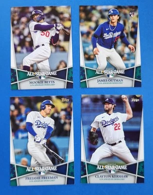 (4) 2023 Topps All-Star Game Exclusive W/ Freeman & Betts ++ Los Angeles Dodgers - Image 1 of 4