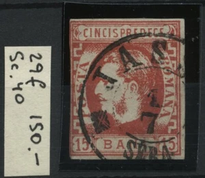 ROMANIA CTPR 29f Scott 40 Var. CV$150,00 usado - Imagen 1 de 1