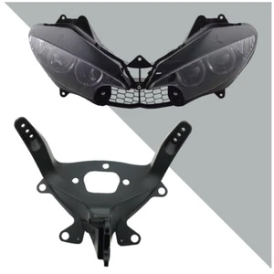 Headlamp + Bracket for 2003 2004 2005 Yamaha YZF-600 R6 03 04 05 Front Headlight - Picture 1 of 8