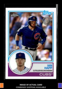 2018 Topps Chrome #83T-3 Ian Happ 1983 Topps Refractors Chicago Cubs - Picture 1 of 2