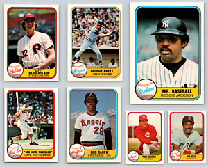 1981 Fleer Baseball *Complete Your Set You Pick* Pack Fresh HOF Stars Semi-Stars
