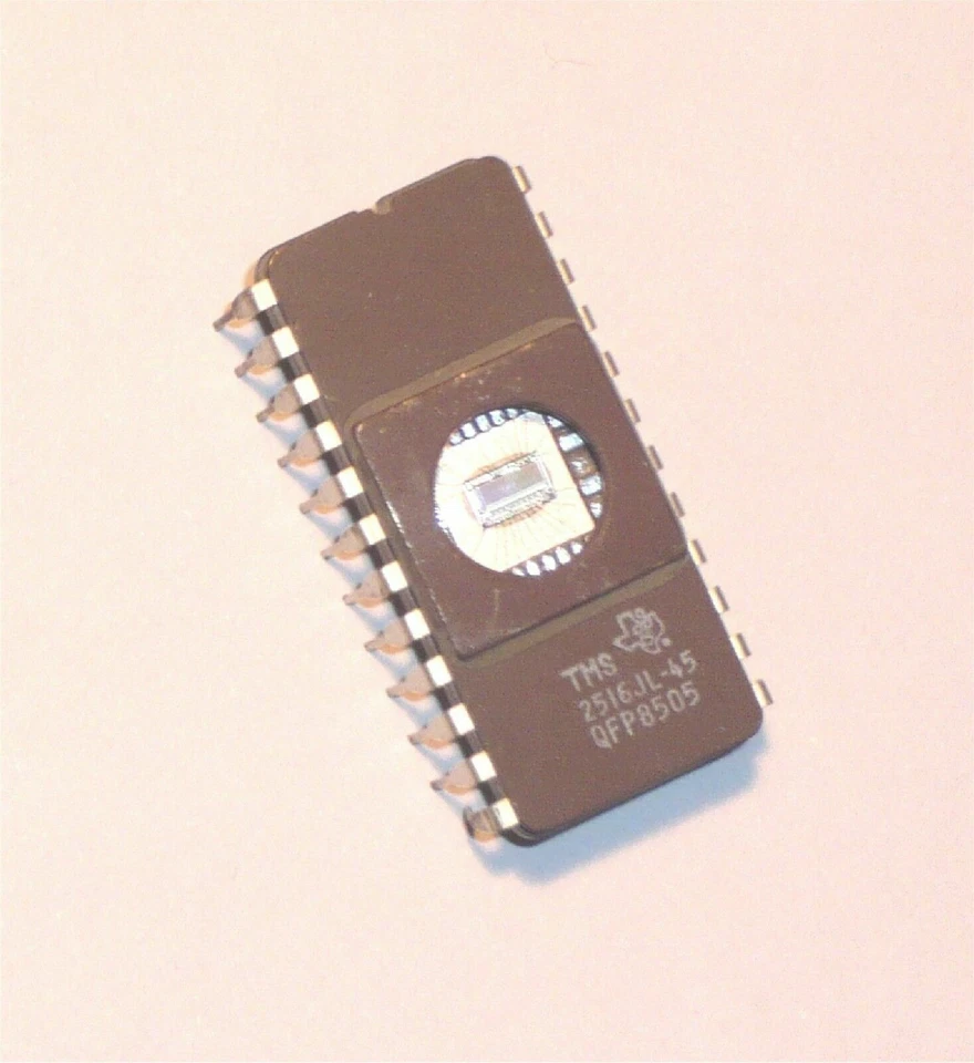 EEPROM EPROM Gold Texas Instruments TMS2516JL-45  / EPROM 2716 2516 - Photo 1/1