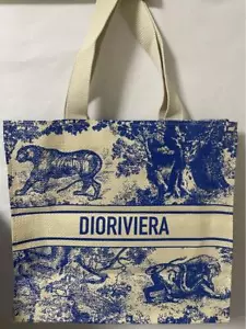Christian Dior Wardujuy Tote Bag Novelty Blue White VIP Customers Japan Limited - Picture 1 of 9