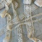 17 yards of 5 different patterns Antique French lace