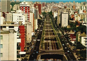 Venezuela Caracas The Liberator's Avenue Vintage Postcard BP13 - Picture 1 of 2