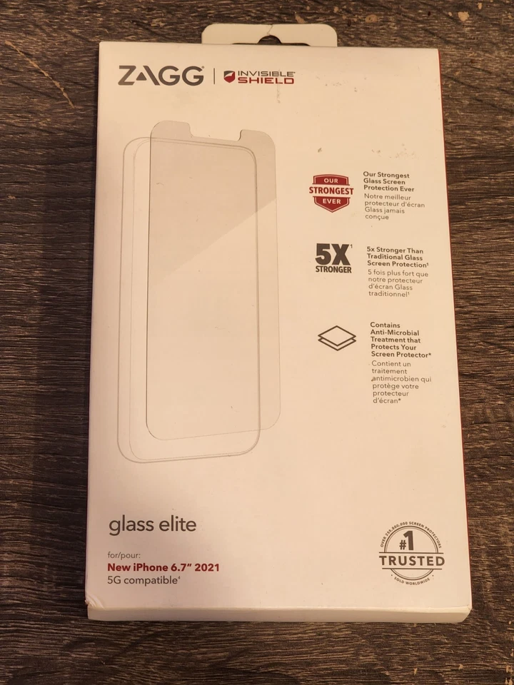 ZAGG Invisible Shield Glass Elite Screen Protector iPhone 6.7" 13 Pro Max/14Plus