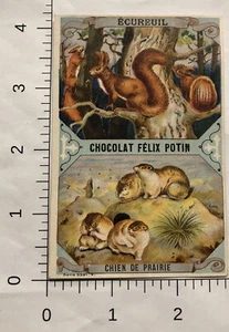 Chocolat Felix Potin Victorian Trade Card VTC 6 - Picture 1 of 2