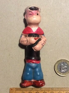 SEHR SELTENE 193er VORKRIEG CELLULOID (GIPS GEFÜLLT) CARTOON POPEYE FIGUR. - Bild 1 von 8